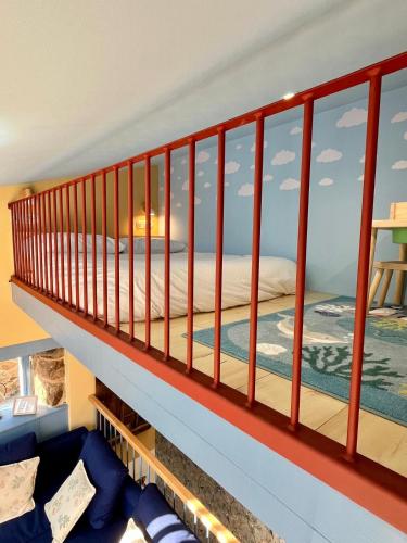 Ένα ή περισσότερα κρεβάτια σε δωμάτιο στο Casa ATURUXIÑO