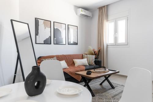 Χώρος καθιστικού στο Lavender apartment