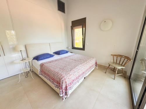 En eller flere senge i et værelse på eucalyptus--top floor beachfront apartment