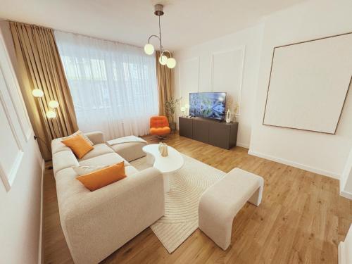 Velký luxusní apartmán se dvěma ložnicemi v centru Pardubic - WiFi, Netflix
