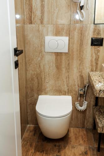 Koupelna v ubytování OLI Hotel