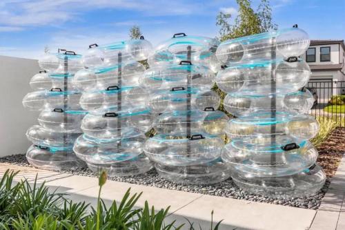 a group of plastic water bottles in a pile at Experience Luxury In Your 11 En-suites Mansion in Orlando