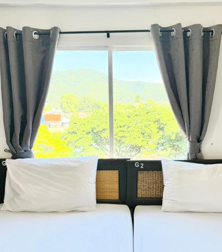 Chill Inn Chaweng Hostel and Cafeにあるベッド