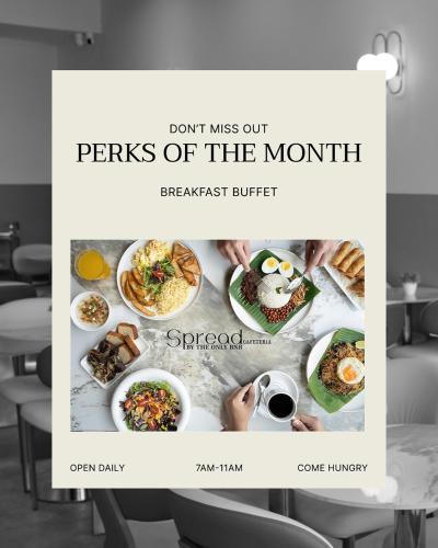 een screenshot van een website voor een restaurant bij Deluxe Seaview Suite Twin Bed by The Only Bnb in Tanjong Tokong