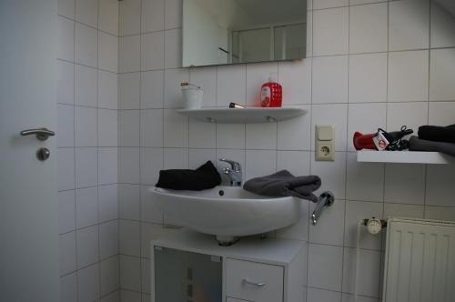 Kúpeľňa v ubytovaní Ferienwohnung Fräuleinshof