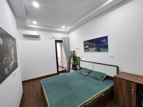 Una cama o camas en una habitación de Lepshome