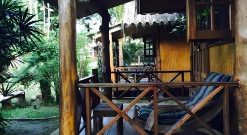 Zahrada ubytování Chiang Dao Hut