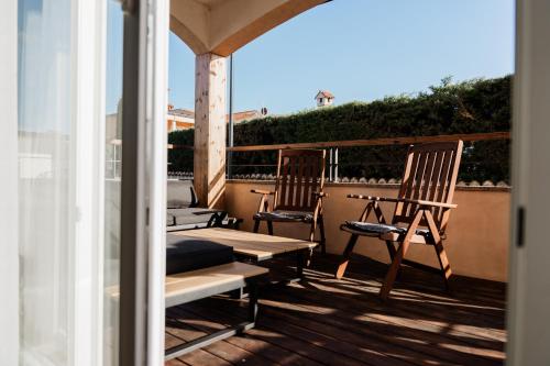 Balkón nebo terasa v ubytování Apartment NOX-Umag Istria -30m from the sea