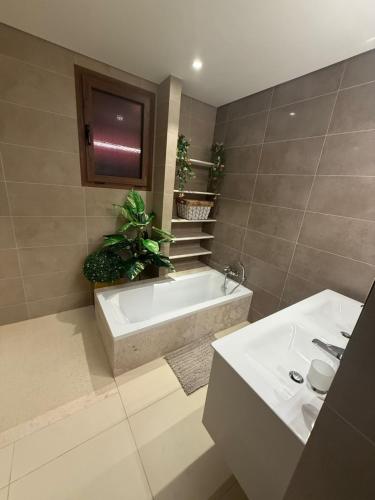 Koupelna v ubytování Ocean Star