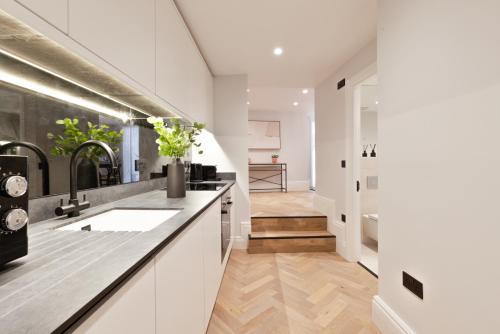Η κουζίνα ή μικρή κουζίνα στο Apartment 1