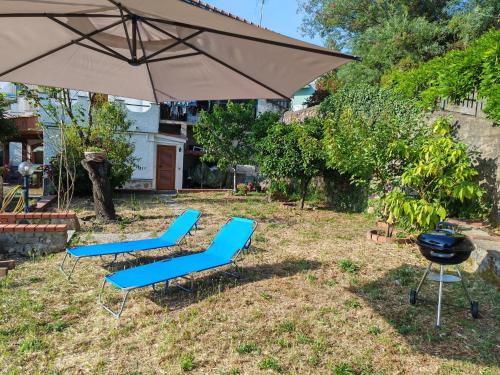 Zahrada ubytování Casa Le Rondini