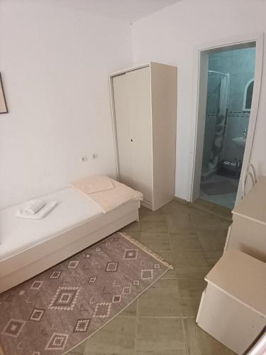 Ένα ή περισσότερα κρεβάτια σε δωμάτιο στο Pet Friendly Apartment Ground Floor