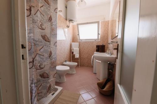 Ένα μπάνιο στο Villa Agua