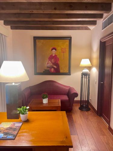 Posezení v ubytování Hotel El Rancho