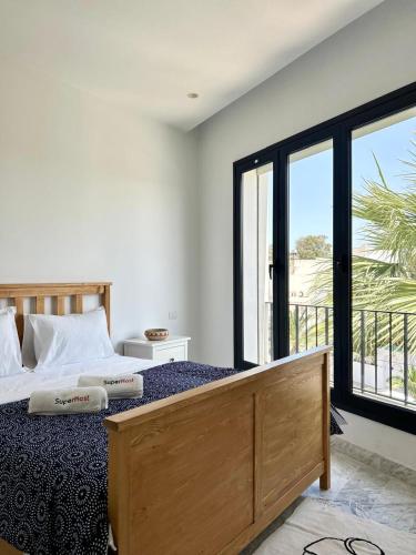Ένα ή περισσότερα κρεβάτια σε δωμάτιο στο Appartement Casa bloom