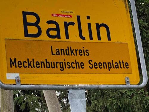 Certifikát, hodnocení, plakát nebo jiný dokument vystavený v ubytování Gemütliches Ferienhaus in Barlin, unweit Dargun