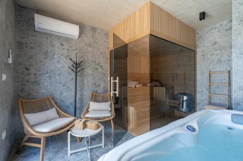 Vannituba majutusasutuses Villa Lapidea by Istrialux