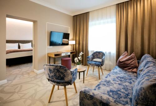 Televisyen dan/atau pusat hiburan di ARCOTEL Castellani Salzburg