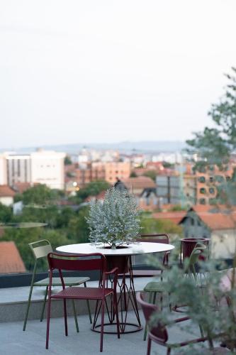 Un balcón o terraza en Hotel Krug