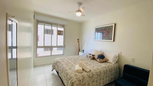 Postel nebo postele na pokoji v ubytování Apto Vista para o Mar Astúrias