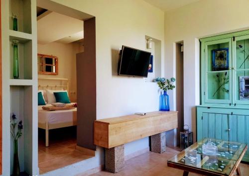 TV a/nebo společenská místnost v ubytování Core Luxury Suites