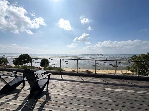 Villa d'exception avec terrasses spacieuses à Cap-Ferret - FR-1-736-57