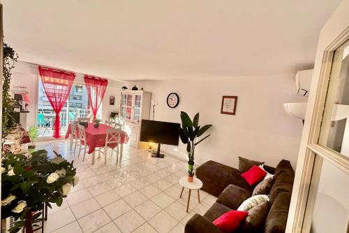 Zona d'estar a Beautiful 65 m flat
