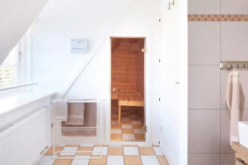 Koupelna v ubytování Haus Amrumblick