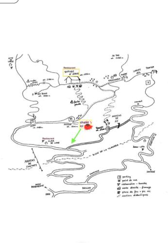 Chalet les jougesの見取り図または間取り図