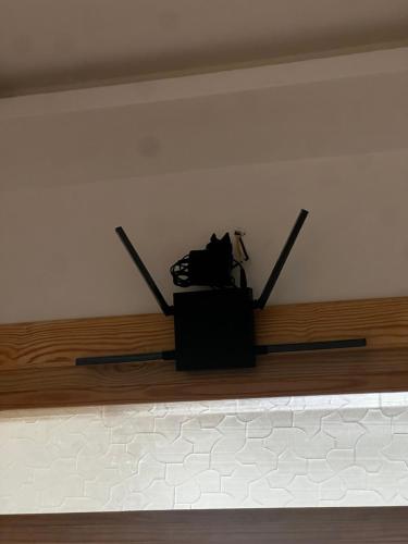 a shelf with a bag sitting on top of a wall at Visit Chamal - Costa Midday in Oued Laou