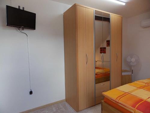 Katil atau katil-katil dalam bilik di Ferienwohnung Mohnblume