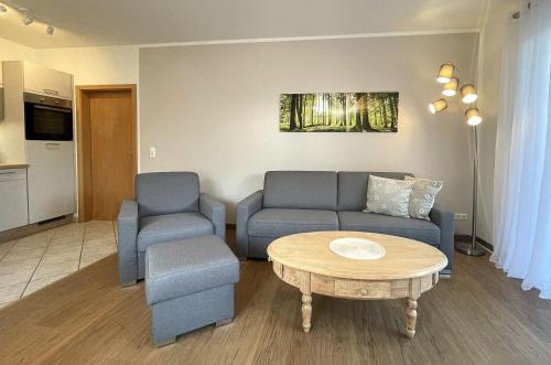 Χώρος καθιστικού στο Stern FeWo Am Maiglöckchenberg