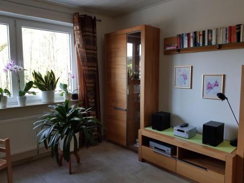 Knihovna v apartmánu