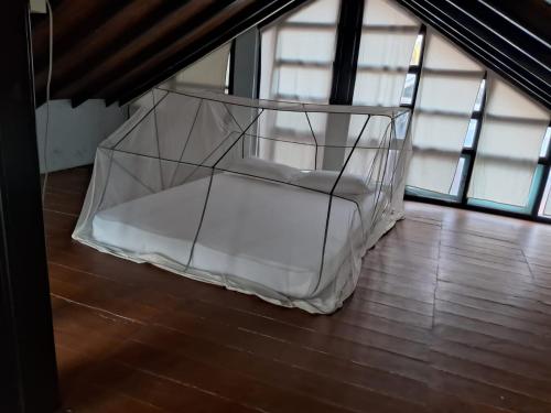 Cama o camas de una habitación en Mudra beach villa Gokarna