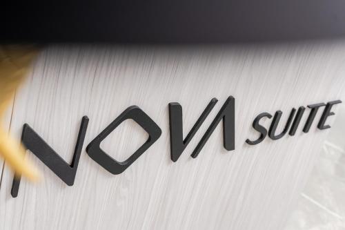 a close up of the nissan logo on a car at Nova Suite in Catania