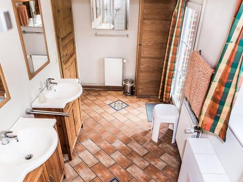 Koupelna v ubytování Ferienhaus Sükow