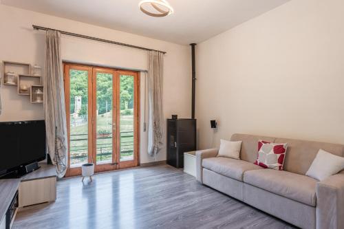 Χώρος καθιστικού στο Casa Neva