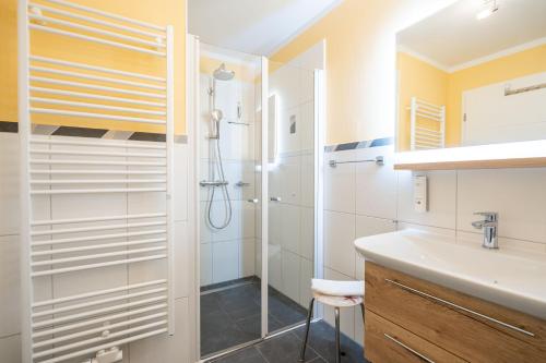 Koupelna v ubytování Seeresidenz Haus Atlantic, App 24