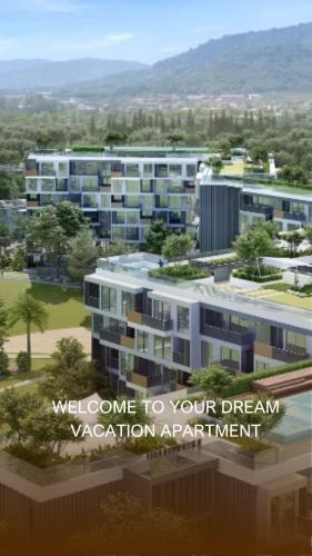 Landskap semula jadi dekat dengan apartmen