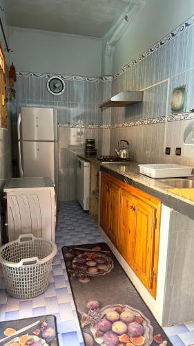 Dapur atau dapur kecil di Cozy Garden Home in Marrakech