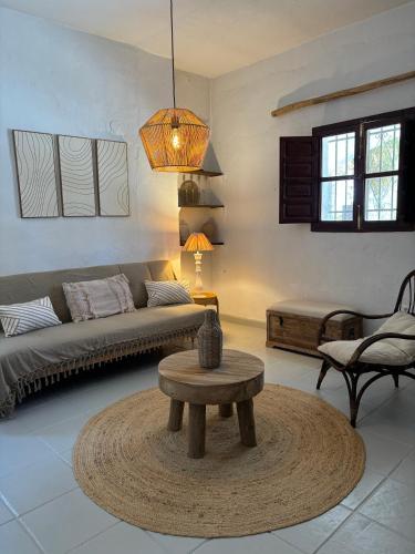 Ruang duduk di Finca Los Arcos