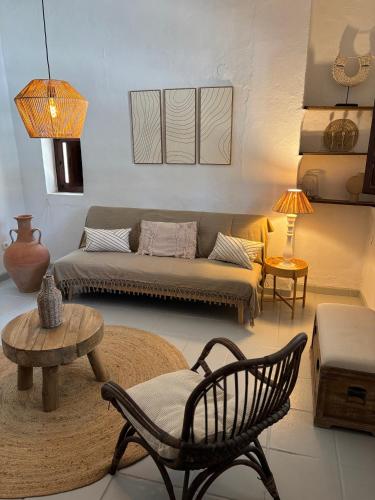 Ruang duduk di Finca Los Arcos