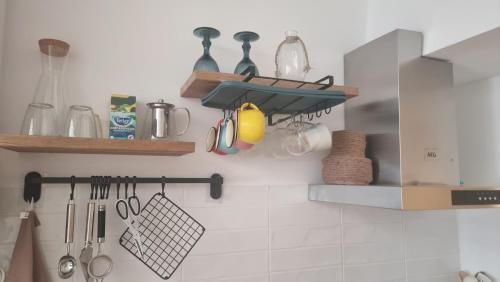 Cucina o angolo cottura di Casa Lagoa