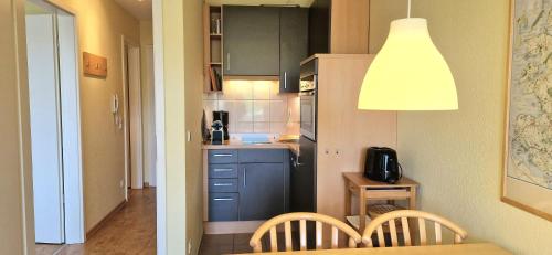 Kuchyň nebo kuchyňský kout v ubytování Fewo 645, Seepark Sellin
