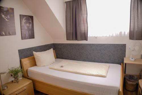 Cama o camas de una habitación en Hotel Grütering