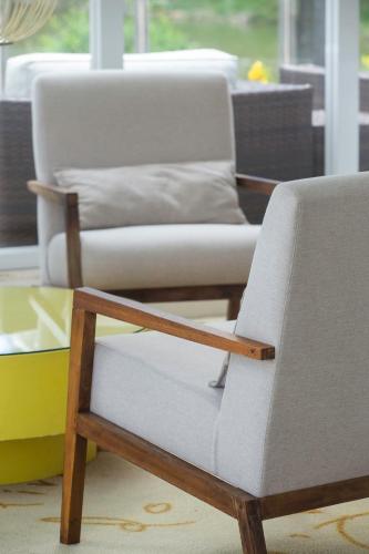 Χώρος καθιστικού στο CHA Pampulha Design Hotel