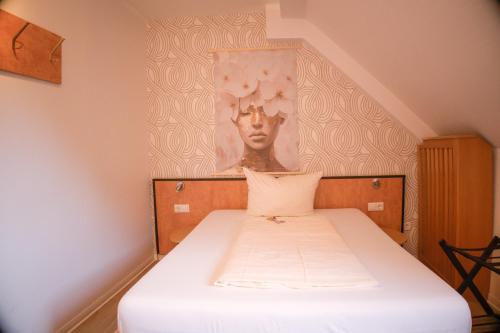 Cama o camas de una habitación en Hotel Grütering