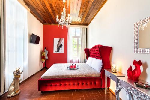 Posteľ alebo postele v izbe v ubytovaní A for Art Hotel