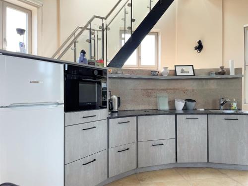 Dapur atau dapur kecil di Wasserturm Spreewitz