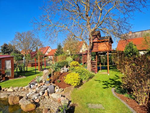 En have udenfor Ferienwohnung "Christina"